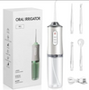 Irrigador Oral™ Dental Portátil Recargable USB 4 Boquillas Limpieza Profunda Encías y Dientes