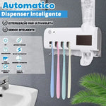 soporte para Cepillo con esterilizador UV + dispensador auto de pasta